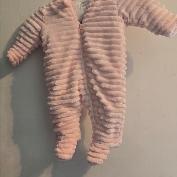 Wonder Nation Pink Fuzzy Baby Jacket - Picture 2 of 9